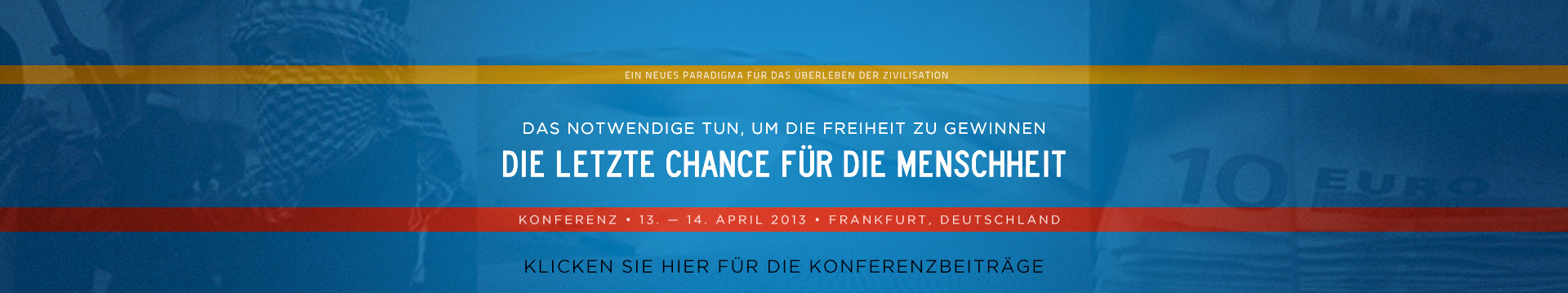Konferenz bei Frankfurt, April 2013